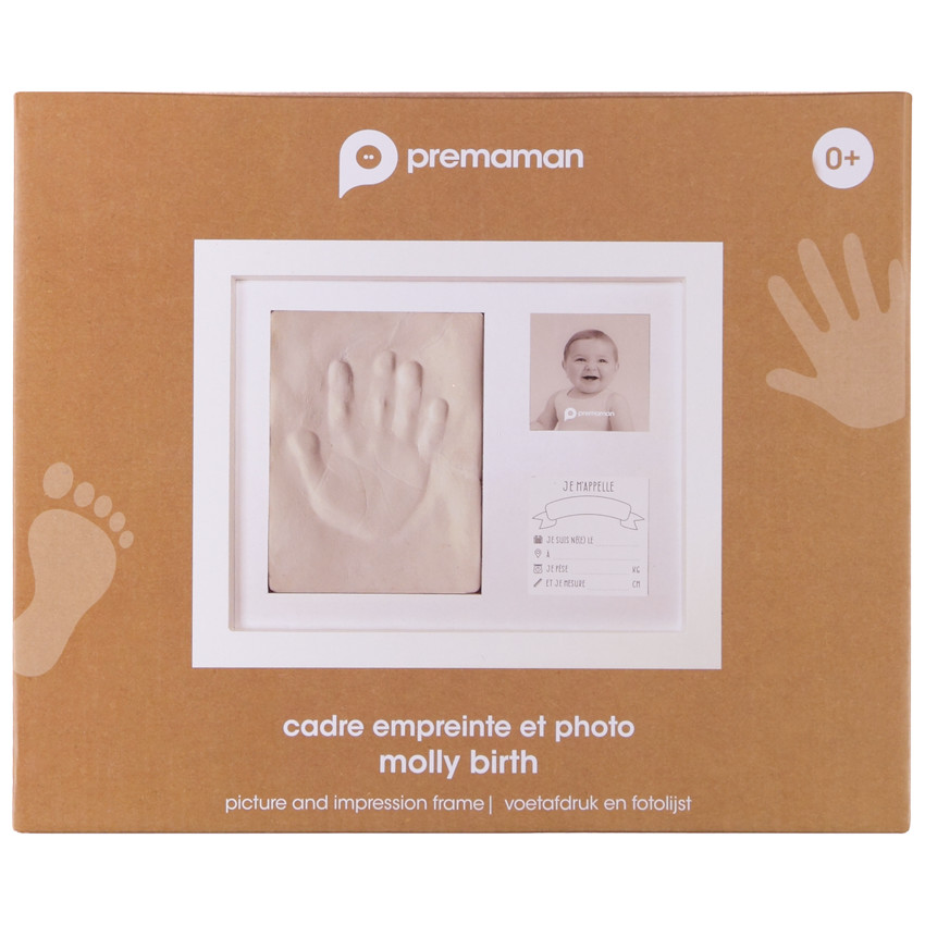 Cadre empreinte avec 2 photos