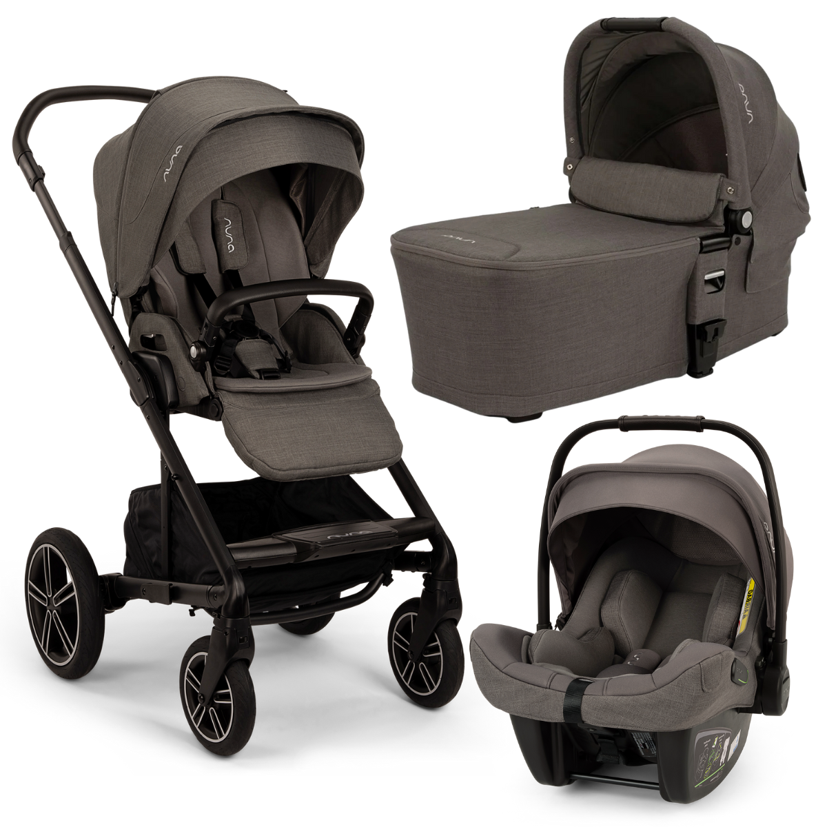 Poussette trio Nuna mixx. Occasion