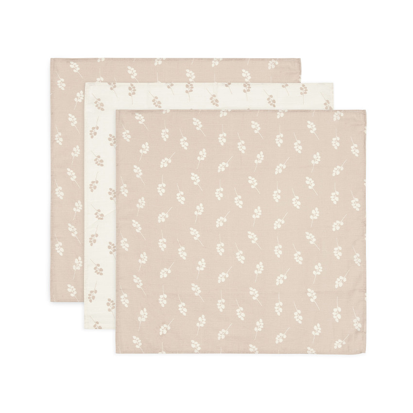 Lot de 3 langes fleurs