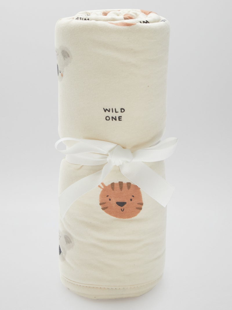 Couverture imprimée animaux sauvages